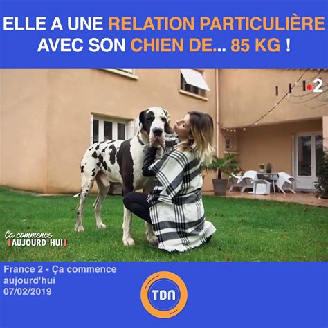 pornos chiens|Cette femme a une relation particulière avec son chien de 85 kg .